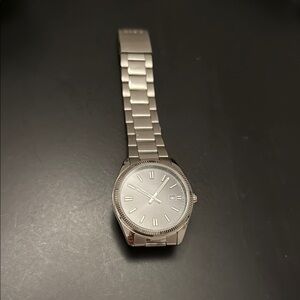 Casio Silver Watch with Stainless Steel Band